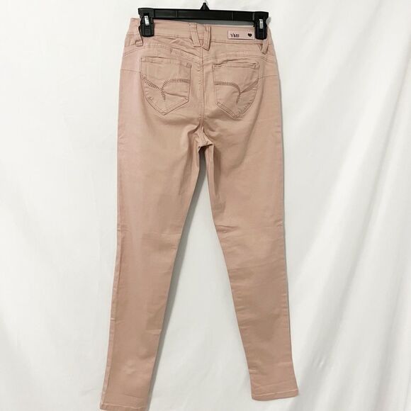 TMY Wanna Better Butt? Midrise Blush Pink Skinny Jeans Size 3 - Picture 2 of 5
